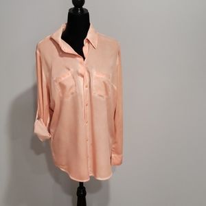 Orange beach cover up.